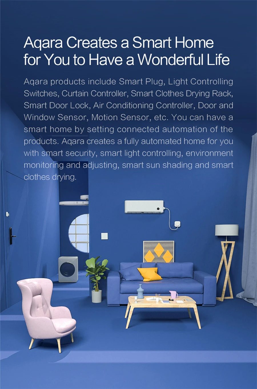 Умный настенный выключатель Xiaomi Aqara D1 Zigbee Беспроводной Выключатель света с 3