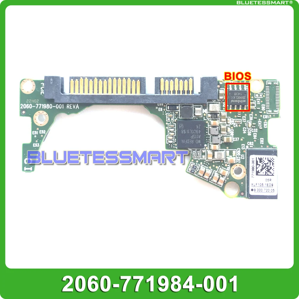 HDD PCB Логическая плата печатная 2060-771984-001 REV P1 для WD 2 5 SATA SSHD WD10S12X восстановления