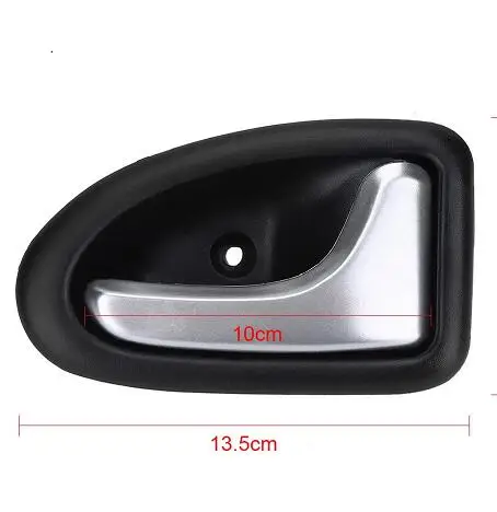 

Car Interior Internal Door Handle For Renault Clio Megane Scenic Trafic Chrome Plated Surface Easy To Install Black Left & Right