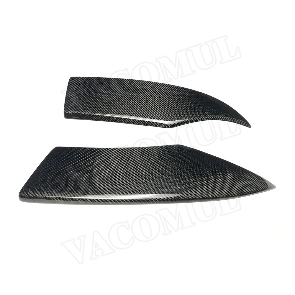 Автомобильные разветвители для заднего бампера из углеродного волокна щитки