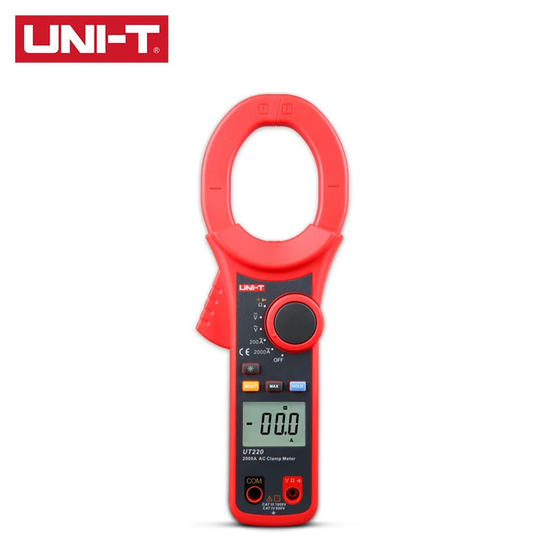 UNI-T UT220/UT221/UT222 2000A AC / DC Хомут-метр True RMS inrush текущий низкопроходной фильтрованный