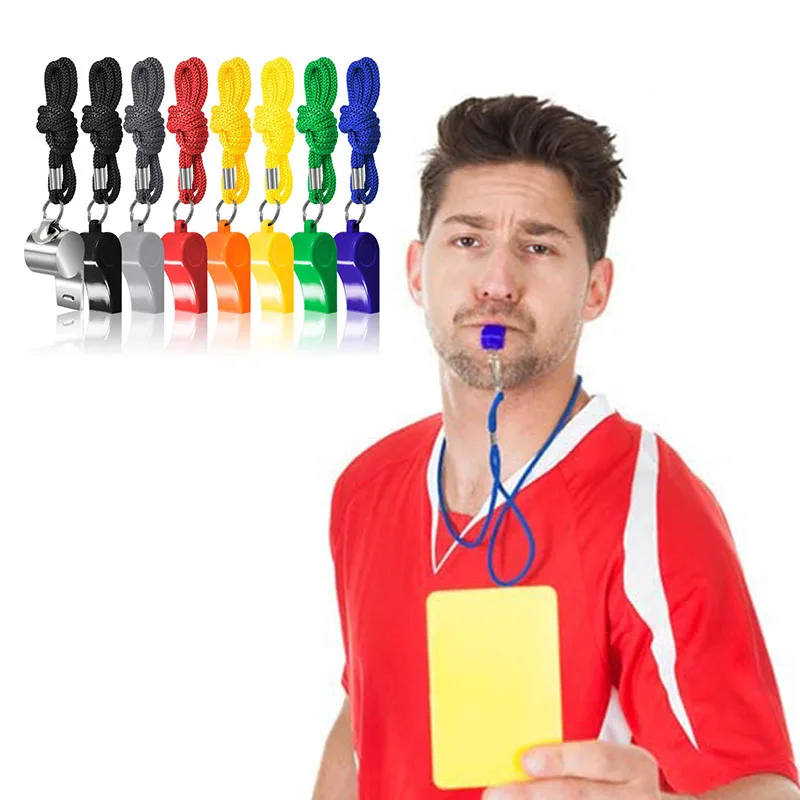 

Свисток из нержавеющей стали, черный Средний свисток, 6 слов, стандартный свисток на шее, 8 шт./комплект