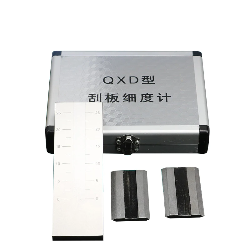 

Stainless Steel Scraper Fineness Meter Single Groove Fineness Plate QXD Fineness Gauge 0-25-50-100um Optional