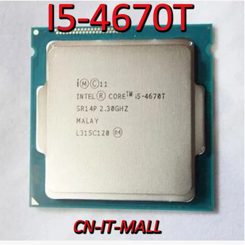 

Intel Core I5-4670T CPU 2.3G 6M 4 Core 4 Thread LGA1150 Processor