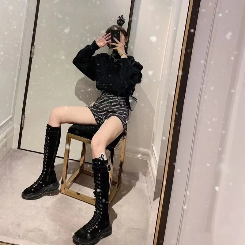 

2021New female fashion casual summer cool women denim booty Shorts high waists fur-lined leg-openings Plus size sexy short Jeans