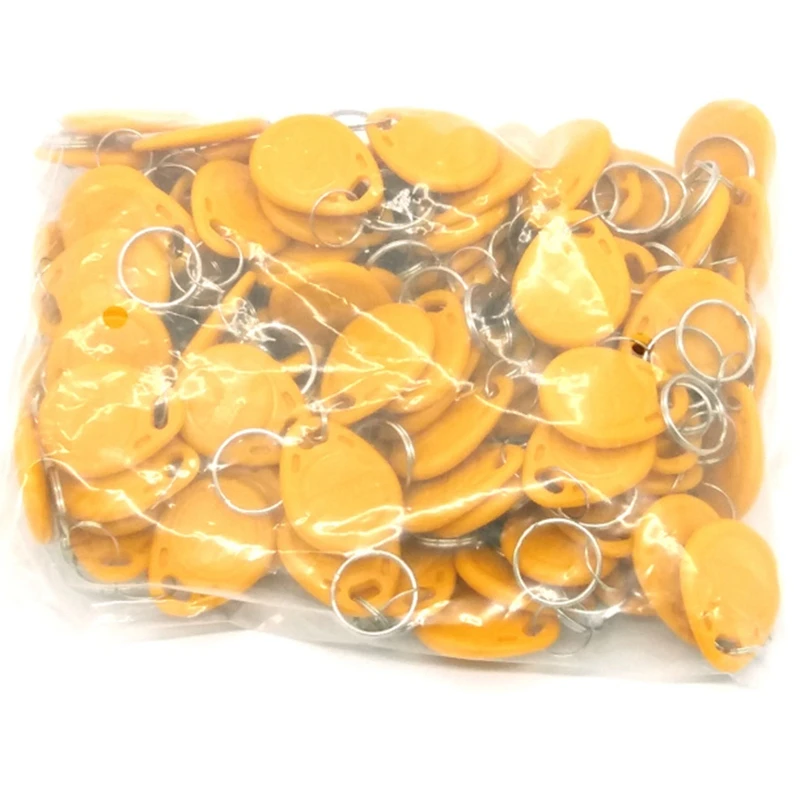 50Pcs T5577 Blank Key Tag RFID Chip Ring Cards Tags Keytag 125 Khz Copy Rewritable Writable Duplicate | Безопасность и защита