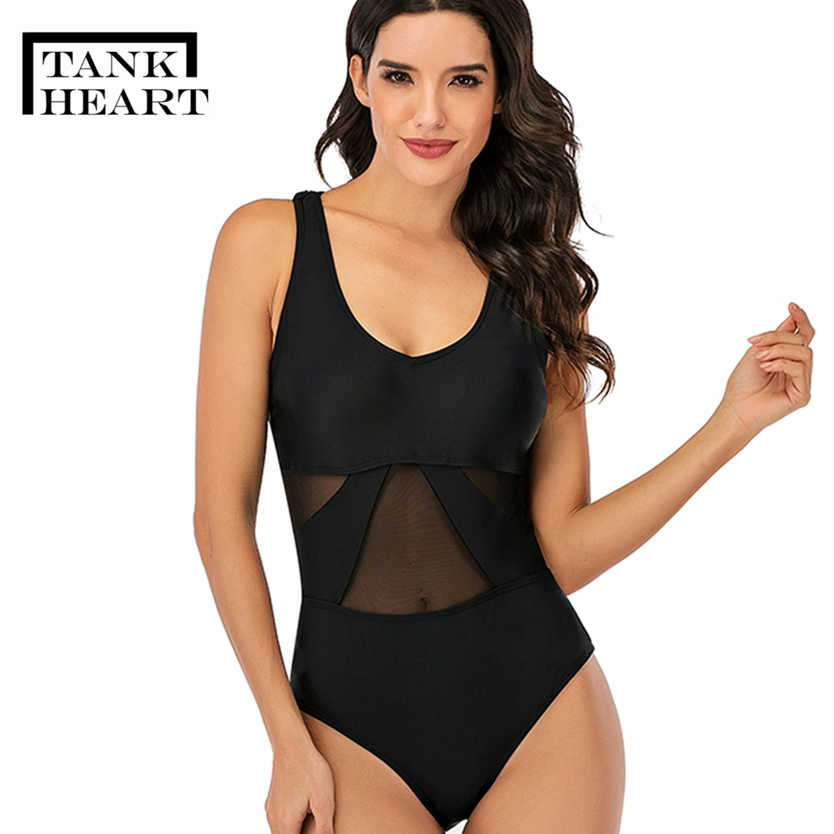 Сексуальные слитные костюмы Blck купальный костюм слитный купальник большого