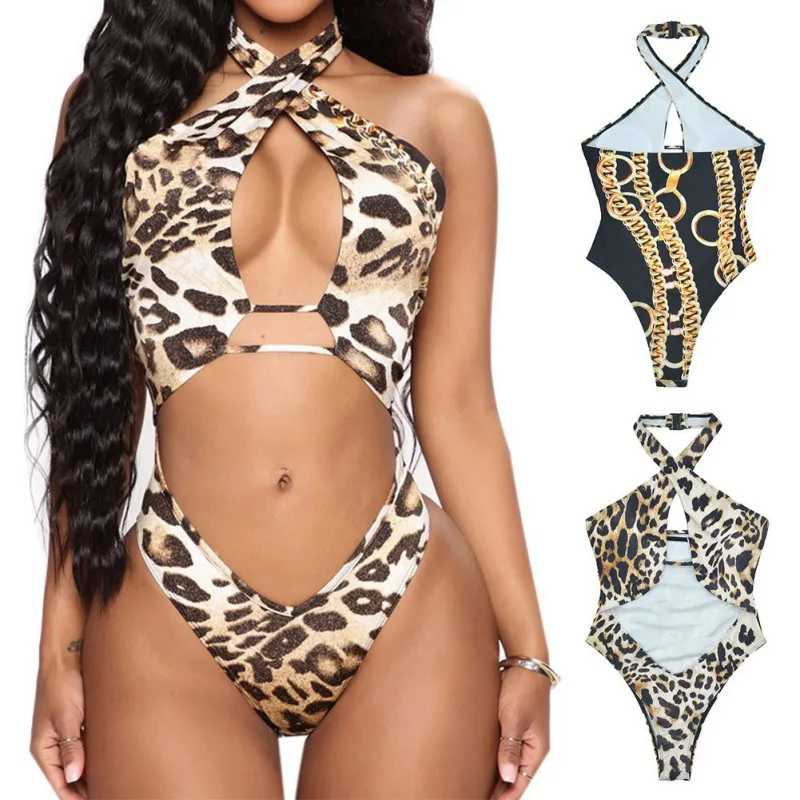 

Купальник с леопардовым принтом, летняя женская накидка, бикини, купальник, бразильское боди, монокини, женская пляжная одежда