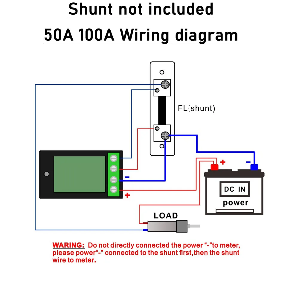 Цифровой амперметр вольтметр измеритель электроэнергии тестер 4 в 1 6 5-100 В