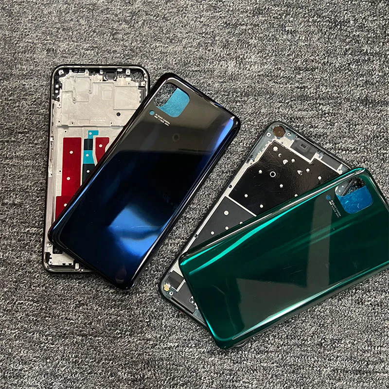 ЖК-корпус для Huawei P40 Lite 6 4 дюйма средняя рамка держатель + задняя крышка