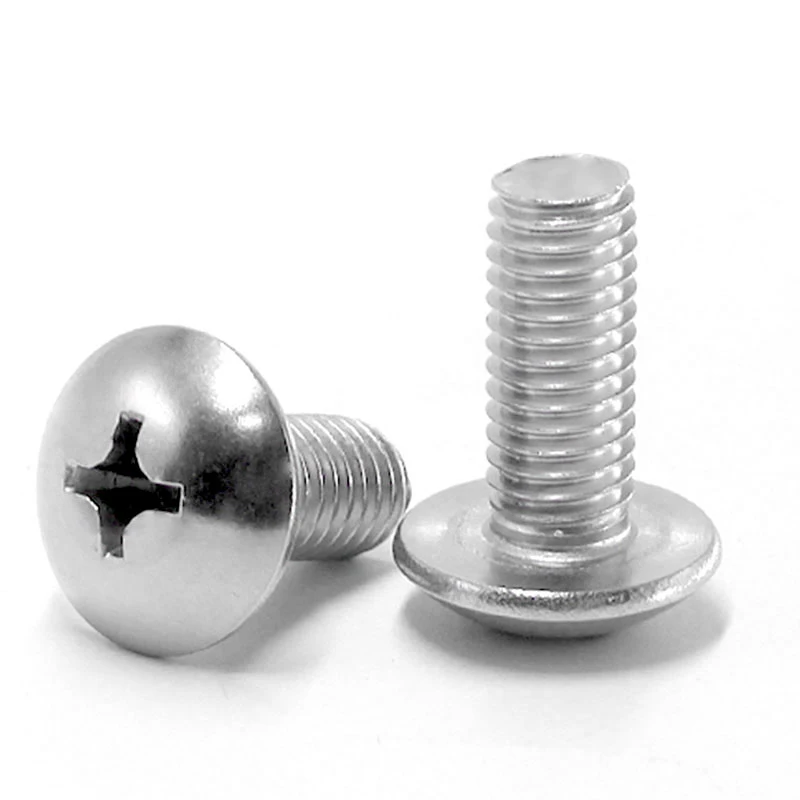 Болт крестовой диаметром 3-80 мм 10/50xм2 M2.5 M3 M4 M5 M6 M8 304 A2-70 из нержавеющей стали JISB1111T