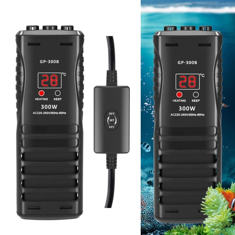 

50W Adjustable Aquarium Heater Automatic Constant Temperature 220V Submersible