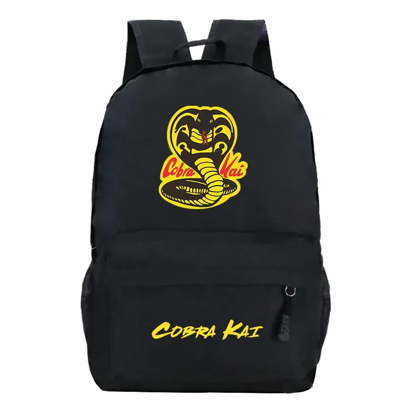 

Cobra Kai Backpack kids Backbag Prints Knapsack School Bags teens Laptop Back Pack Rucksack Backpack For Teenagers Girls Boys