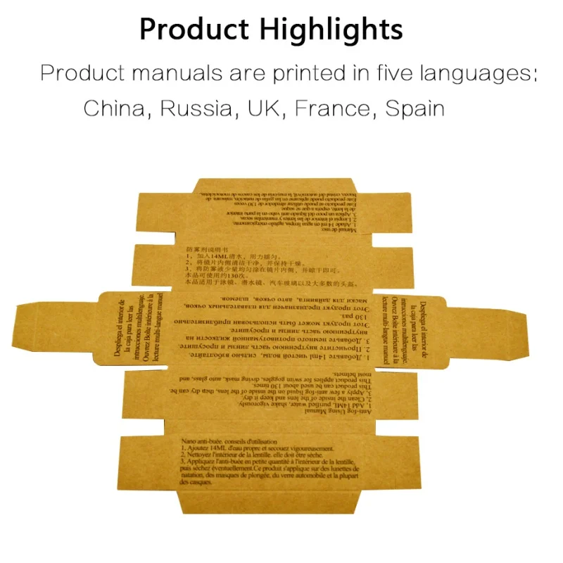 Defogger твердотельный антизапотевающий агент для плавания очки стеклянные линзы