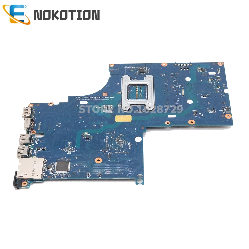 NOKOTION 720265-501 720265-001 для hp Envy 17-J Loptap материнская плата 6050A2549501-MB-A02 основная плата DDR3L полностью протестирована