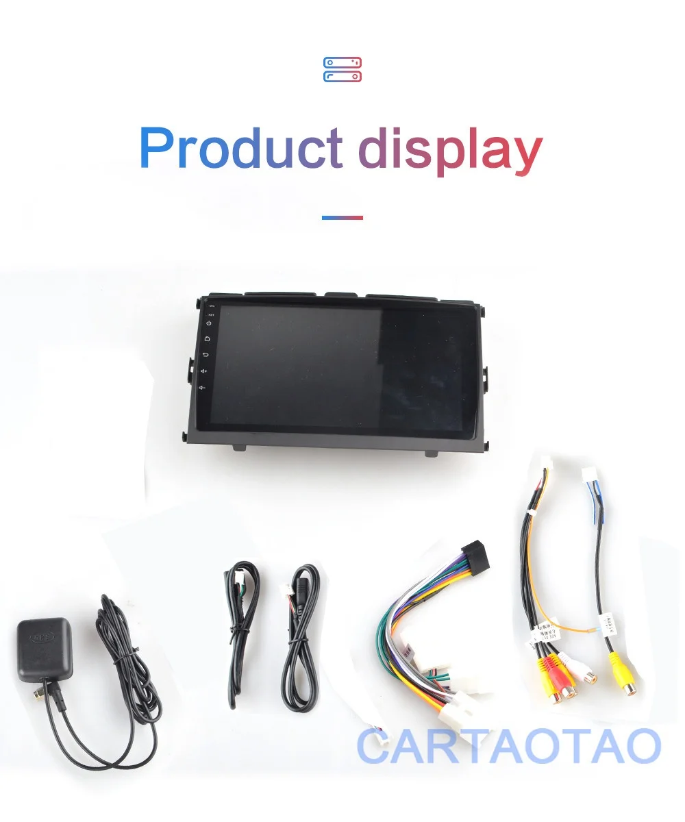 2G+ 32G " 2din Android 8,1 GO Автомобильный DVD плеер для Toyota Land Cruiser Prado 120 2004-2009 Автомобильный Радио gps навигация wifi плеер