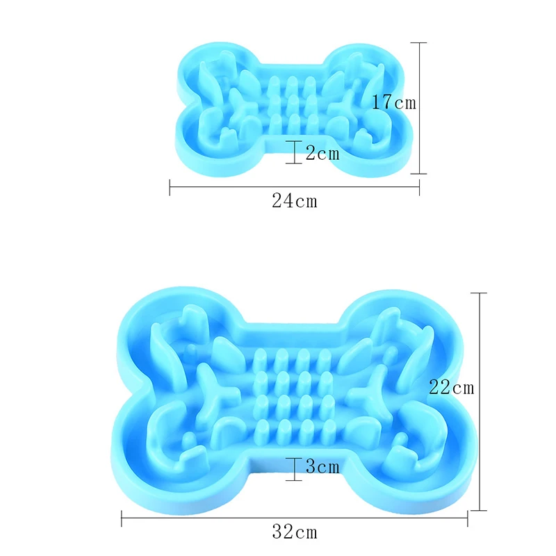 Миска для домашних питомцев мягкая резиновая медленная кормушка собак