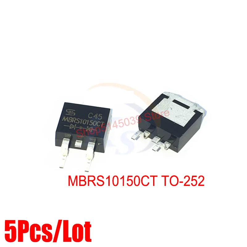 (5 шт.) MBRD10150CT MBRS10150 SBR10150CT / IRFR15N20D FR15N20D N0201NY ZK E1 0201NY AOD486A D486A UF730G UF730L TO 252|Автоматические