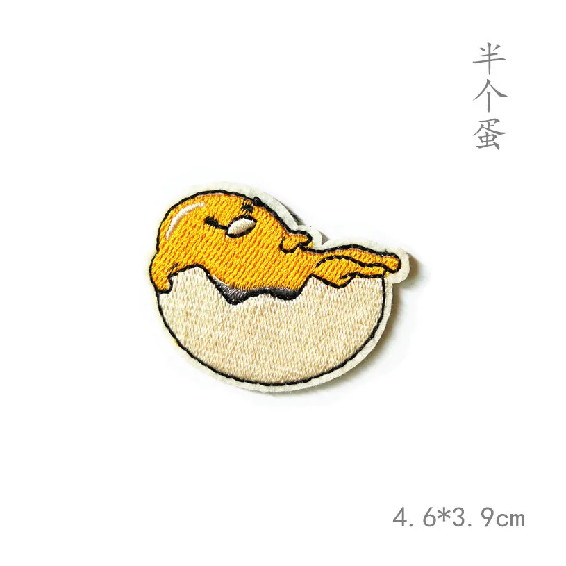 Самоклеящаяся брошь с изображением куклы-яйца тканевая наклейка аксессуары для