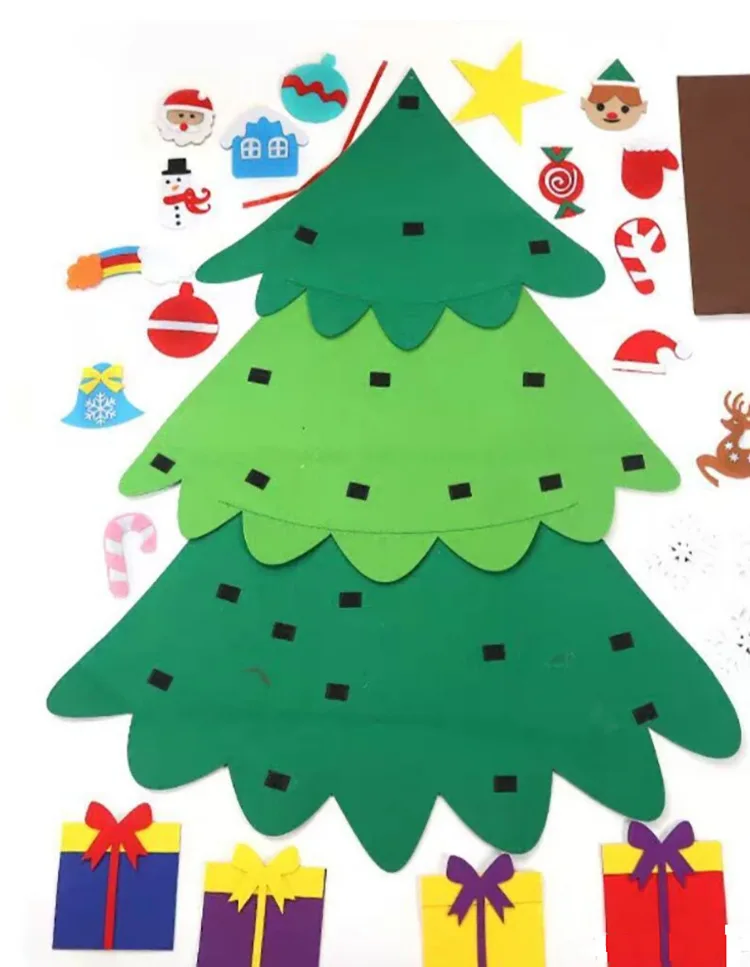 Новый Стиль Войлок Рождественская Елка декоративная подвеска рождественский