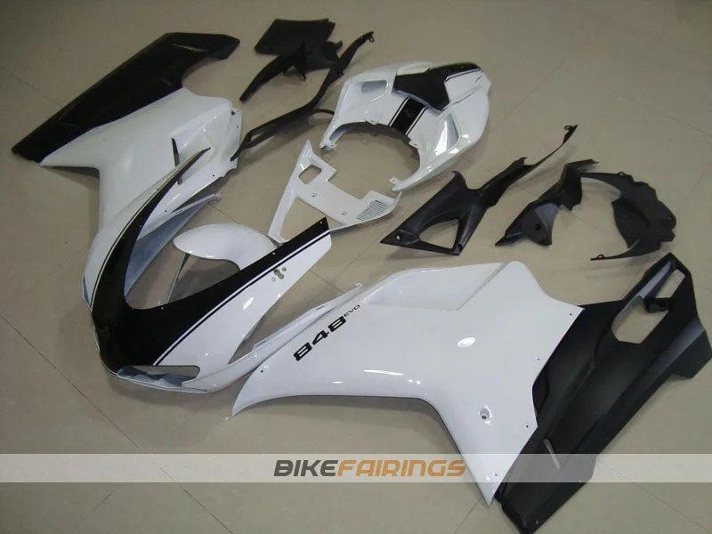

New ABS Injection Mold Bodywork Full Fairings kits Fit For Ducati 1098 848 1198 2007 2008 2009 2010 2011 2012 color black white