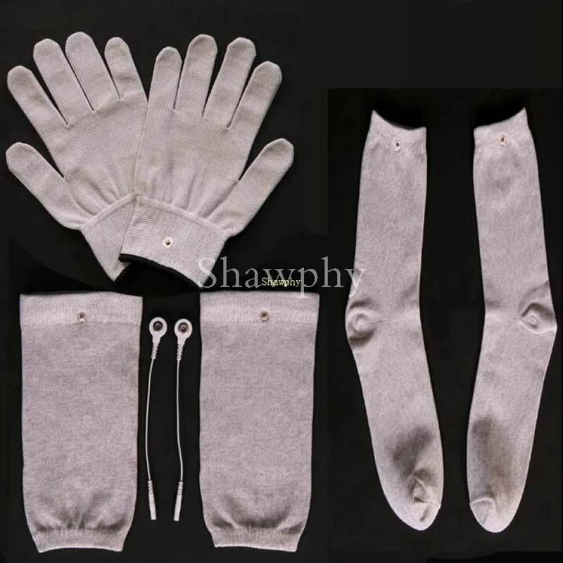 Перчатки-наколенники для электротерапии из проводящего серебряного волокна EMS |