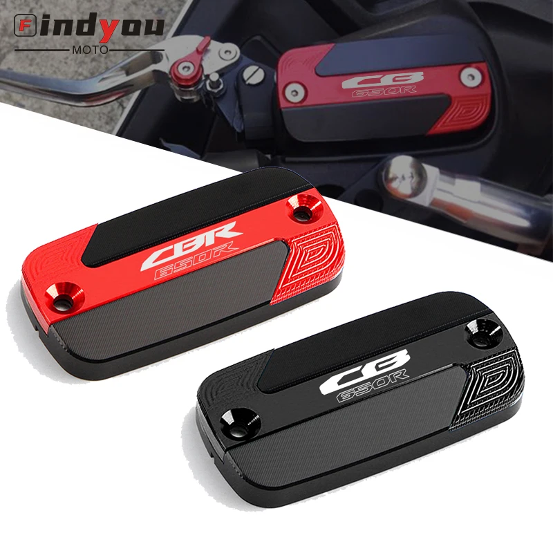 

For Honda CB650R CBR650R CB CBR 650R 650 R 2019-2020 Motorcycle CNC Aluminum Front Brake Reservoir Fluid Tank Cover Oil Cap