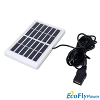 6v 1w solar panel outdoor solar charger panel 3 meter cable climbing fast charger polysilicon tablet solar generator travel