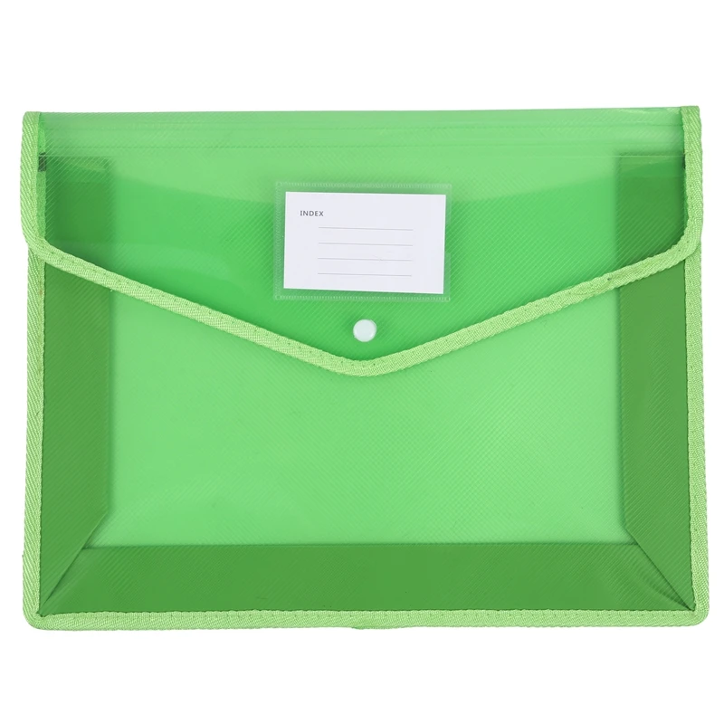 5 шт./компл. A4 пластиковый файл бумажник папка для документов Премиум поли карманы