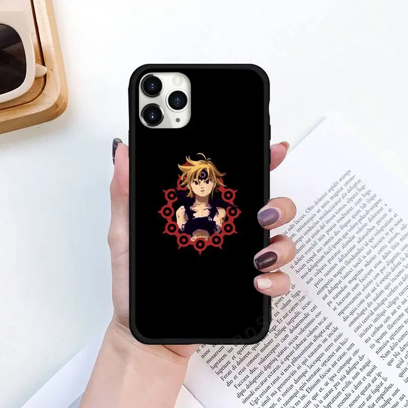 

Anime Nanatsu no Taizai Seven Deadly Sin Phone Case for iPhone 11 12 pro XS MAX 8 7 6 6S Plus X 5S SE 2020 XR Luxury shell funda