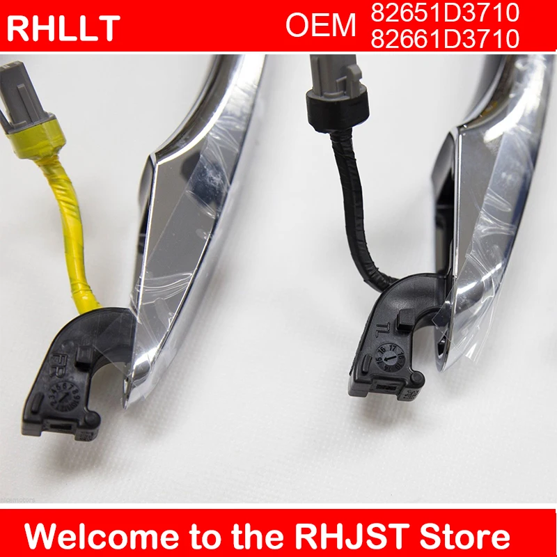 Умный ключ хромированная внешняя дверная ручка 8 шт. подходит для Hyundai Tucson 2016 OEM