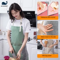 multifunctional waterproof apron with big pocket wipes sides for handmade diy tools kitchen soap candle cake making