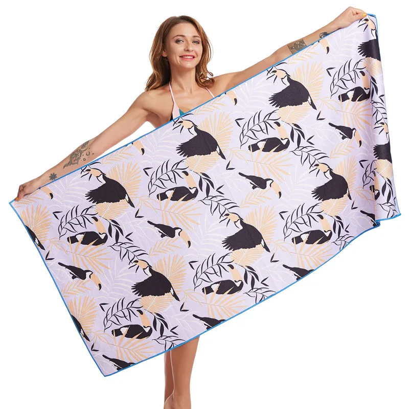 

Персонализированное пляжное полотенце из ультратонкого волокна для карты, утолщенное пляжное полотенце на заказ, пляжное полотенце из уль...