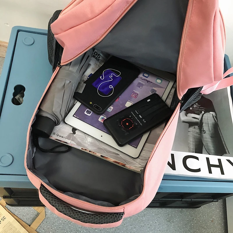 Школьные ранцы для девочек-подростков вместительный рюкзак из ткани Оксфорд