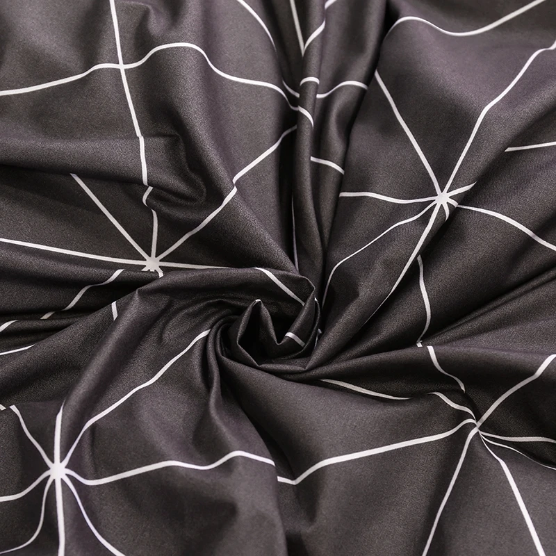 Набор пододеяльников в клетку с перьями простое постельное белье скандинавский