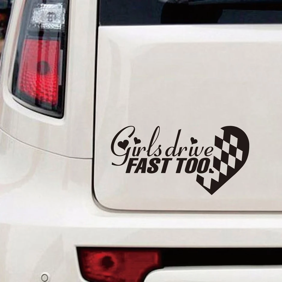 18*9 см для девочек быстрой езды слишком самоклеящаяся наклейка в стиле JDM Гоночный