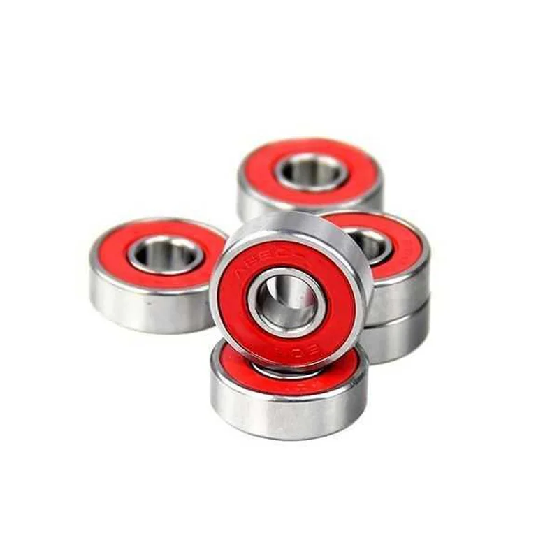 

10PCS Red Cover Inline Roller Bearings Red Seal 8x22x7mm Bearings 608RS