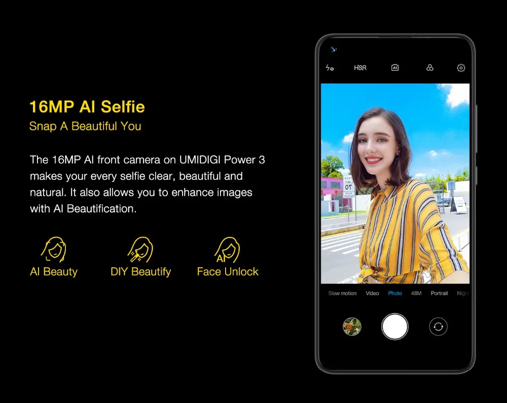 UMIDIGI power 3 Android 10 48MP Quad AI камера 6150 мАч 6,5" FHD+ 4 Гб 64 Гб Helio P60 глобальная версия смартфон NFC предпродажа