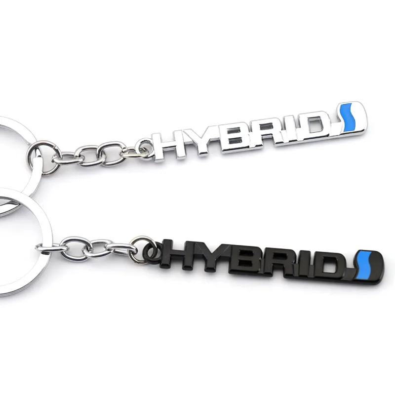 Металлический Автомобильный Брелок-держатель для ключей с гибридным логотипом