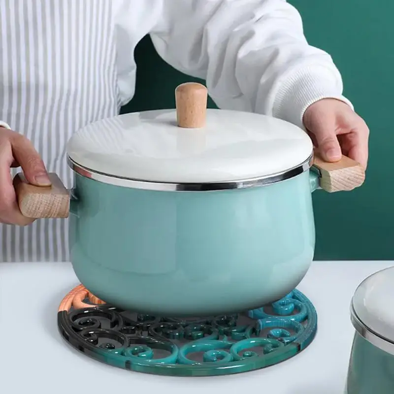 DIY круглая горка силиконовая форма Мандала Цветок лоток кристальная эпоксидная