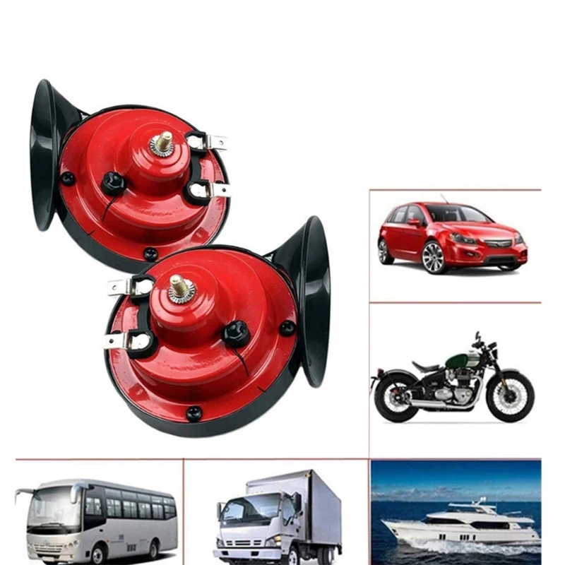 Фото Звуковой сигнал для автомобиля, 12 В, 2 шт., 300 дБ №2