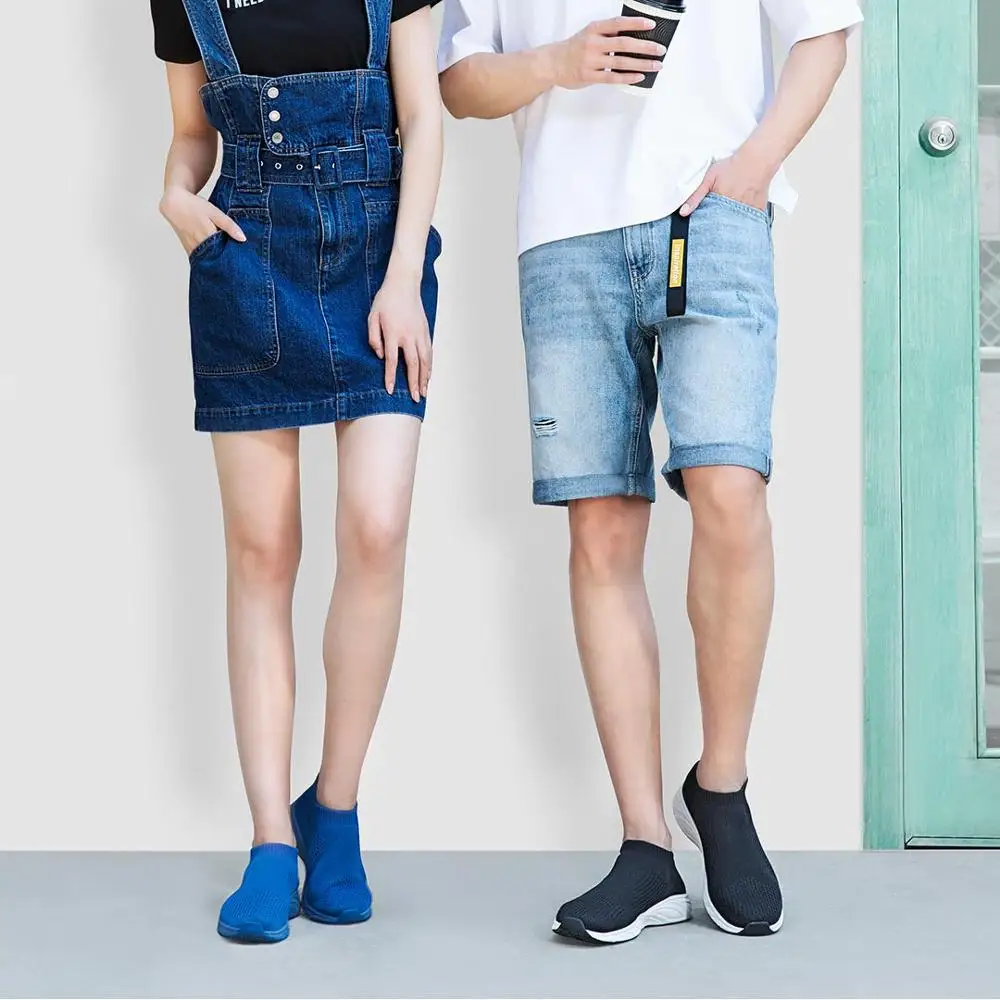 Удобная повседневная обувь Youpin Gts для мужчин и женщин слитные летающие плетеные