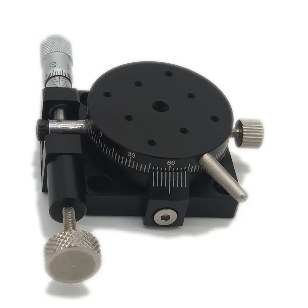 Ручная вращающаяся Стадия R-axis угловая скользящая регулировка 360 вращающийся