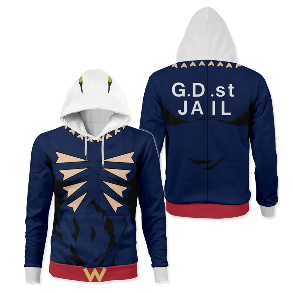 

Jojo‘s Bizarre Adventure Stone Ocean Weather Report Cosplay Hoodie 3D Printed Hooded Sweatshirt Men Women Casual Pullover