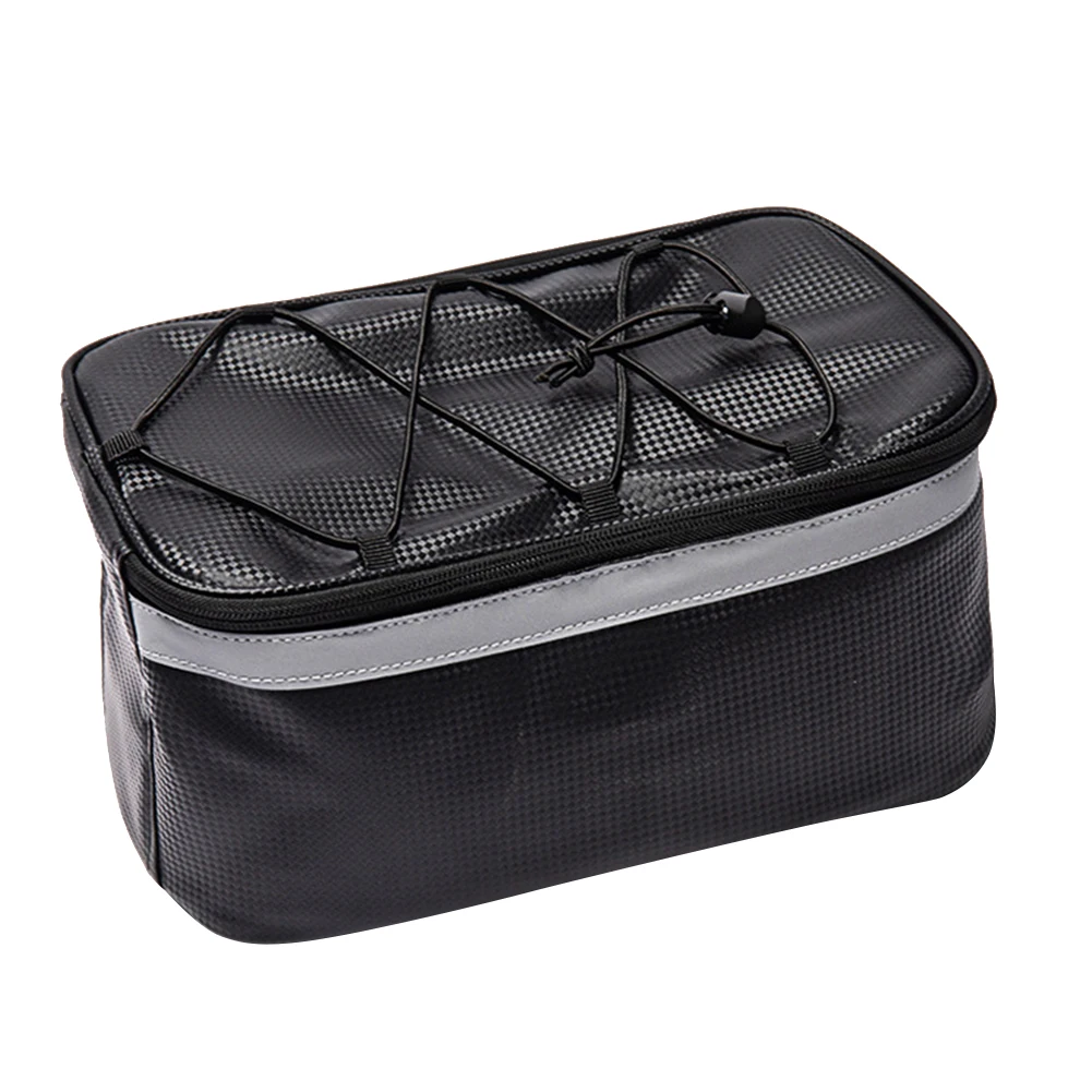 

7L Bike Trunk Bag Bicycle Bag Large Capacity Waterproof Bike Rack Storage Bags Organizer with Reflector Cycling Accessories
