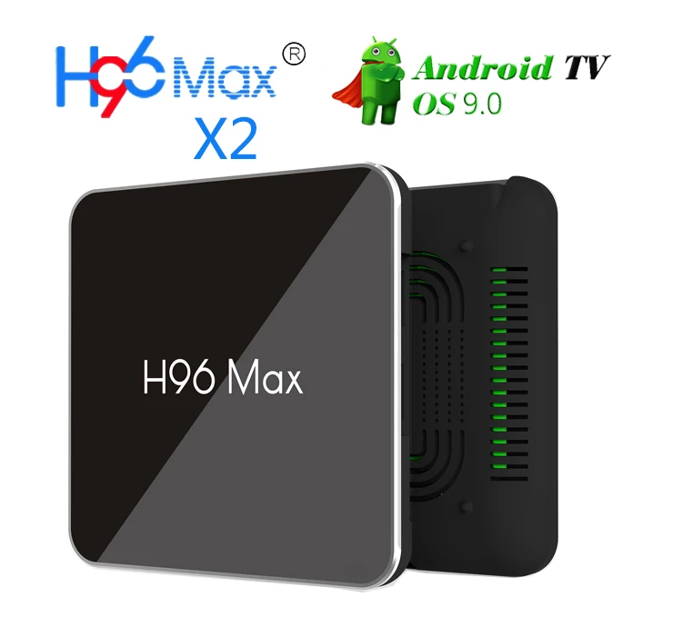 H96 Max X2 ТВ приставка Android 9,0 2,4G/5G Wifi USB3.0 H.265 4K Ultra HD 3D BT LAN 2G 16G/4G 32G/4G 64G Amlogic S905X2