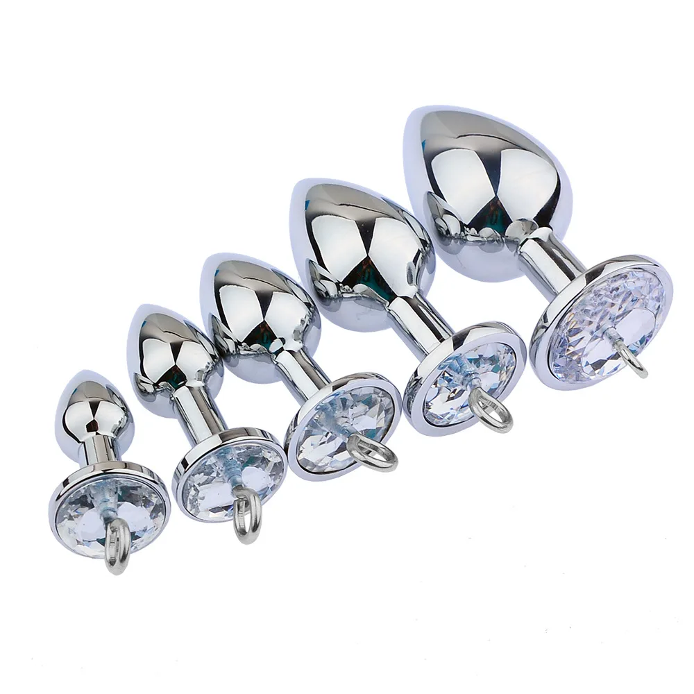 Анальная пробка из нержавеющей стали анальная унисекс секс-пробка 5 разных