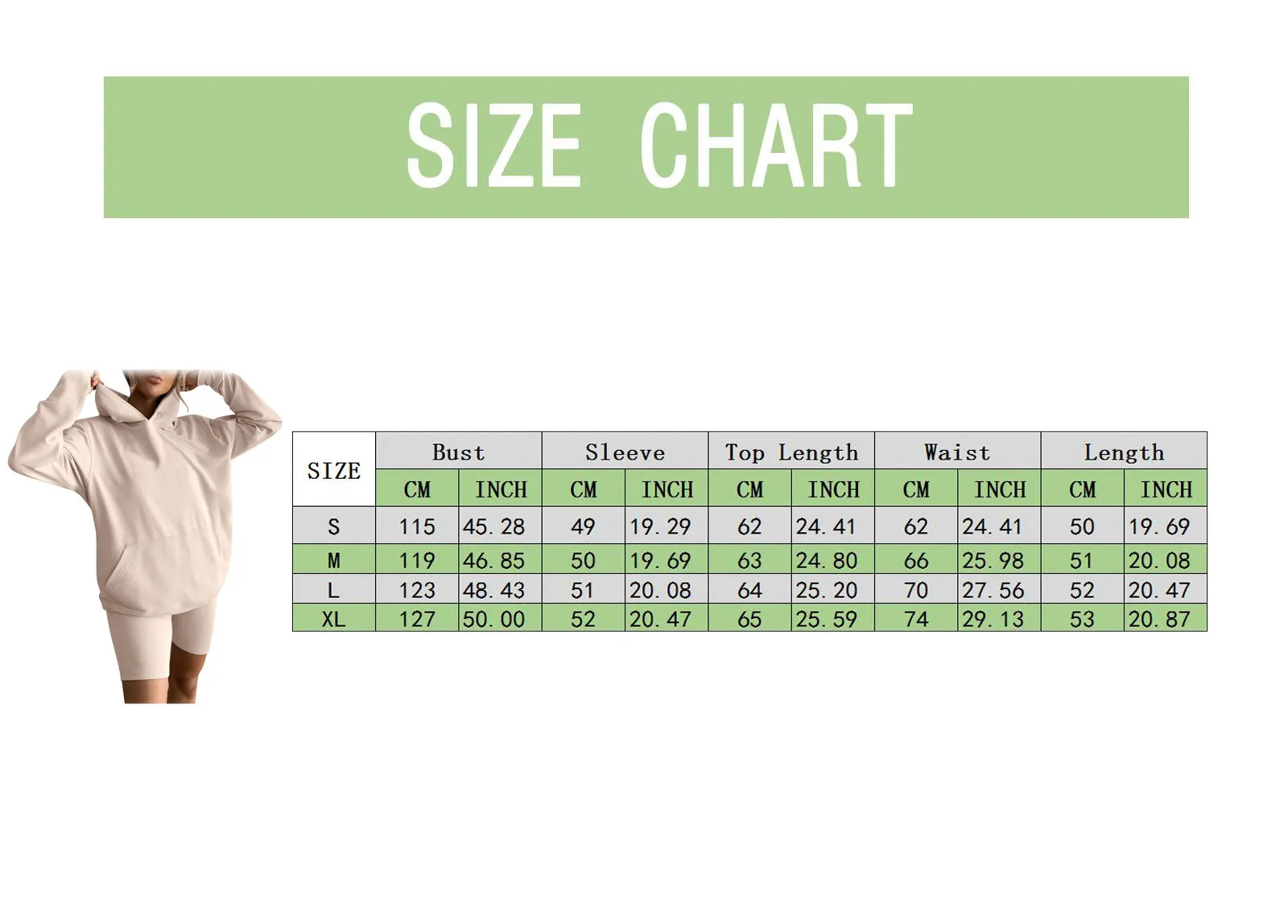 

Solid Two Piece Set Women Autumn Loose Long Sleeve Hooded Sweatshirt And Short Suit Female Simple Sports Outfit Tracksuit