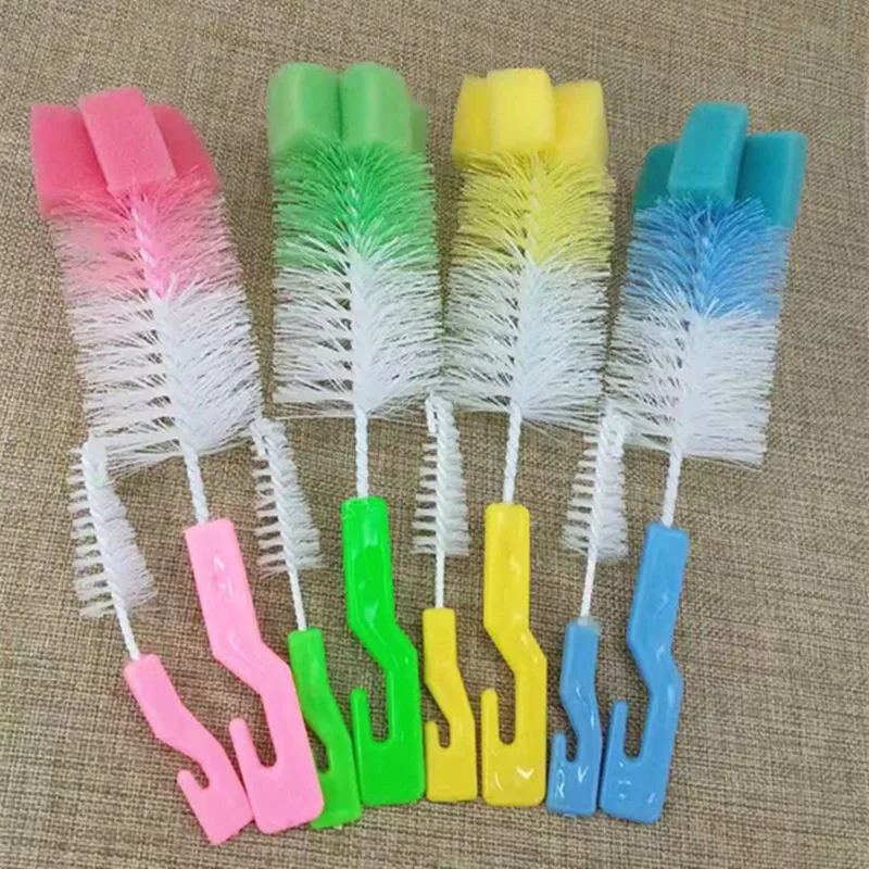 

2Pcs/set Home Cleaning Bottle Sponge Brush Glass Pot Washing Kitchen Cleaning-Tool Brush For Wineglass Bottle Coffe Tea Cup