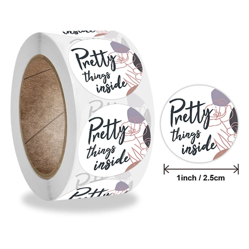 

Roll Thank You Gift Sticker Stickers Birthday Party Wedding Decoration-2.5cm / 1inch/Envelope Sticker 2021 New Hot